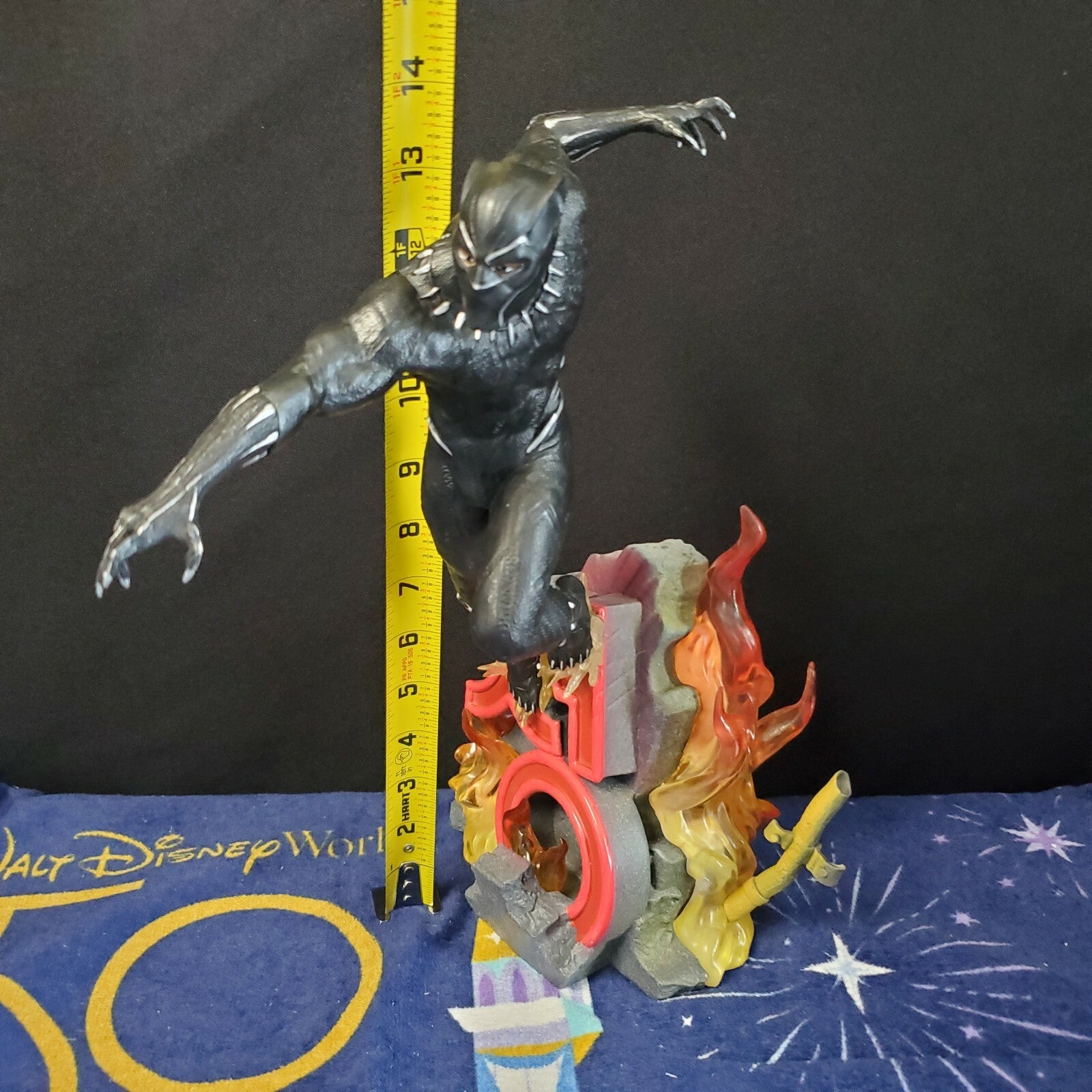 Disney Parks Marvel Black Panther 14" Figure Statue Diamond Select Toys Resin LE