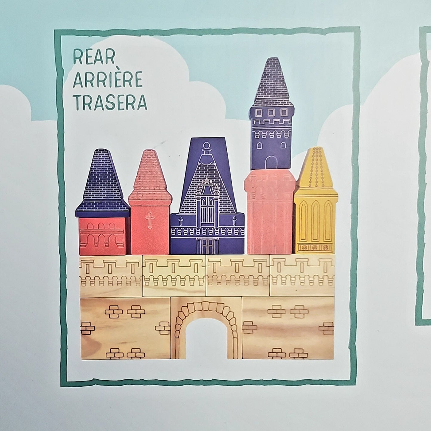 NEW Disney Parks Mickey & Friends Castle Stacking Block Set WDW 50th Anniversary