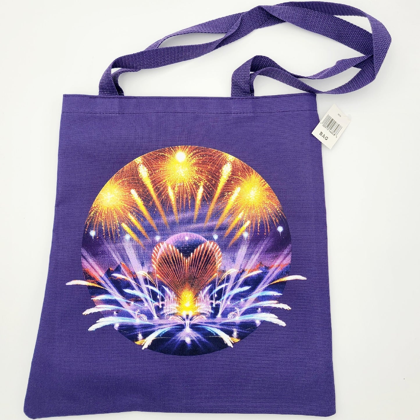 NEW Disney Parks EPCOT Luminous The Symphony Of Us Purple Tote Bag Fireworks