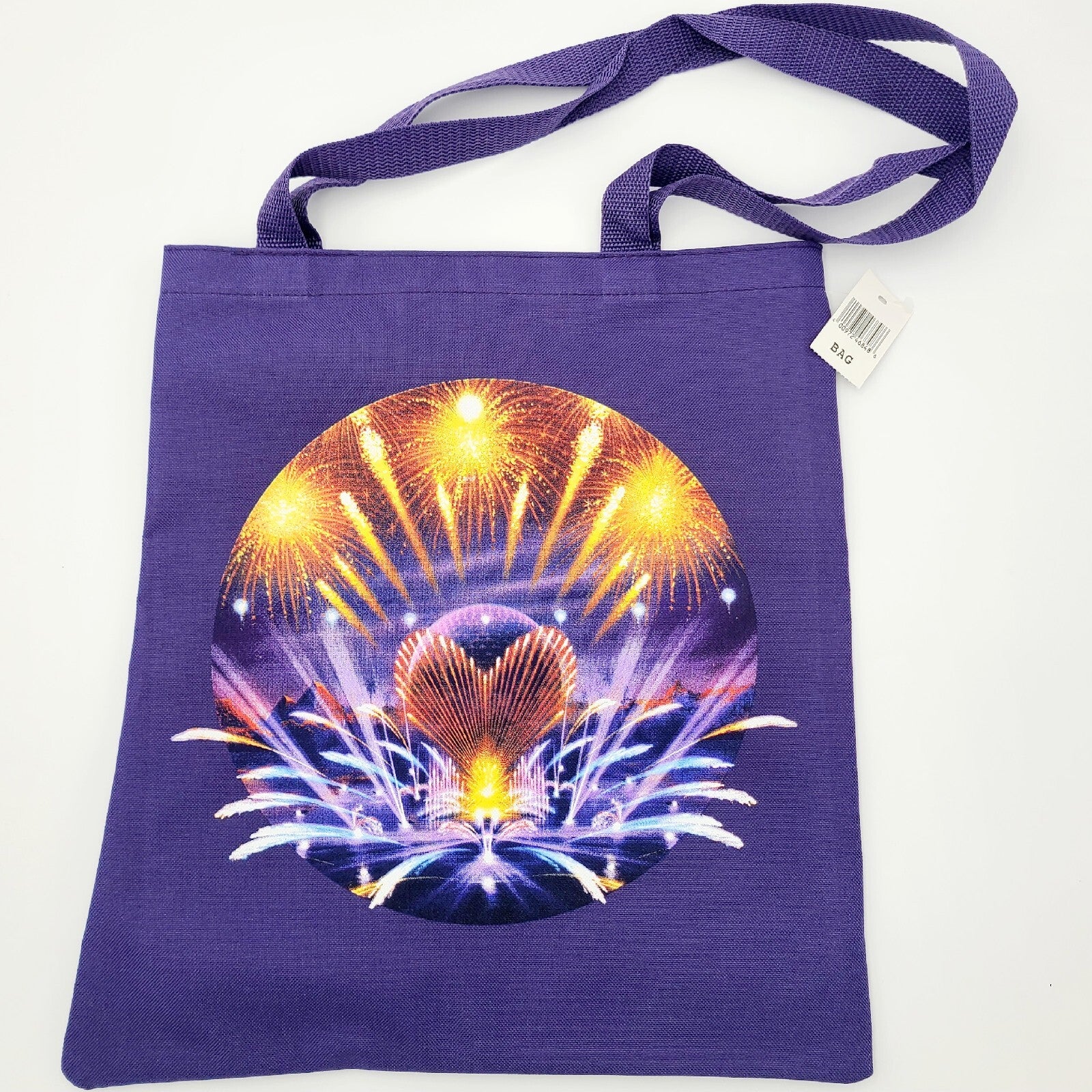 NEW Disney Parks EPCOT Luminous The Symphony Of Us Purple Tote Bag Fireworks