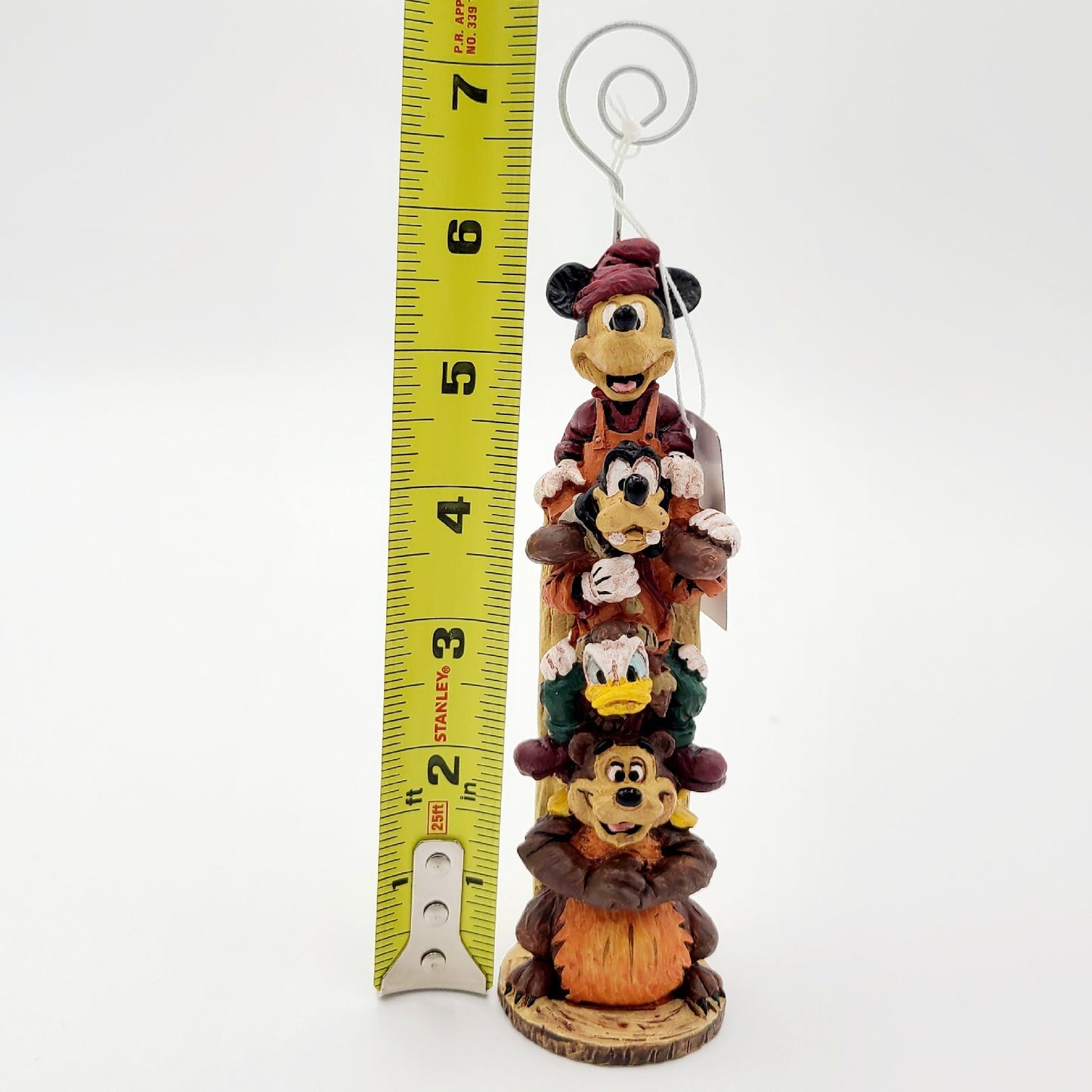 NEW Disney Parks Wilderness Lodge Resort Mickey Goofy Donald Totem Photo Holder