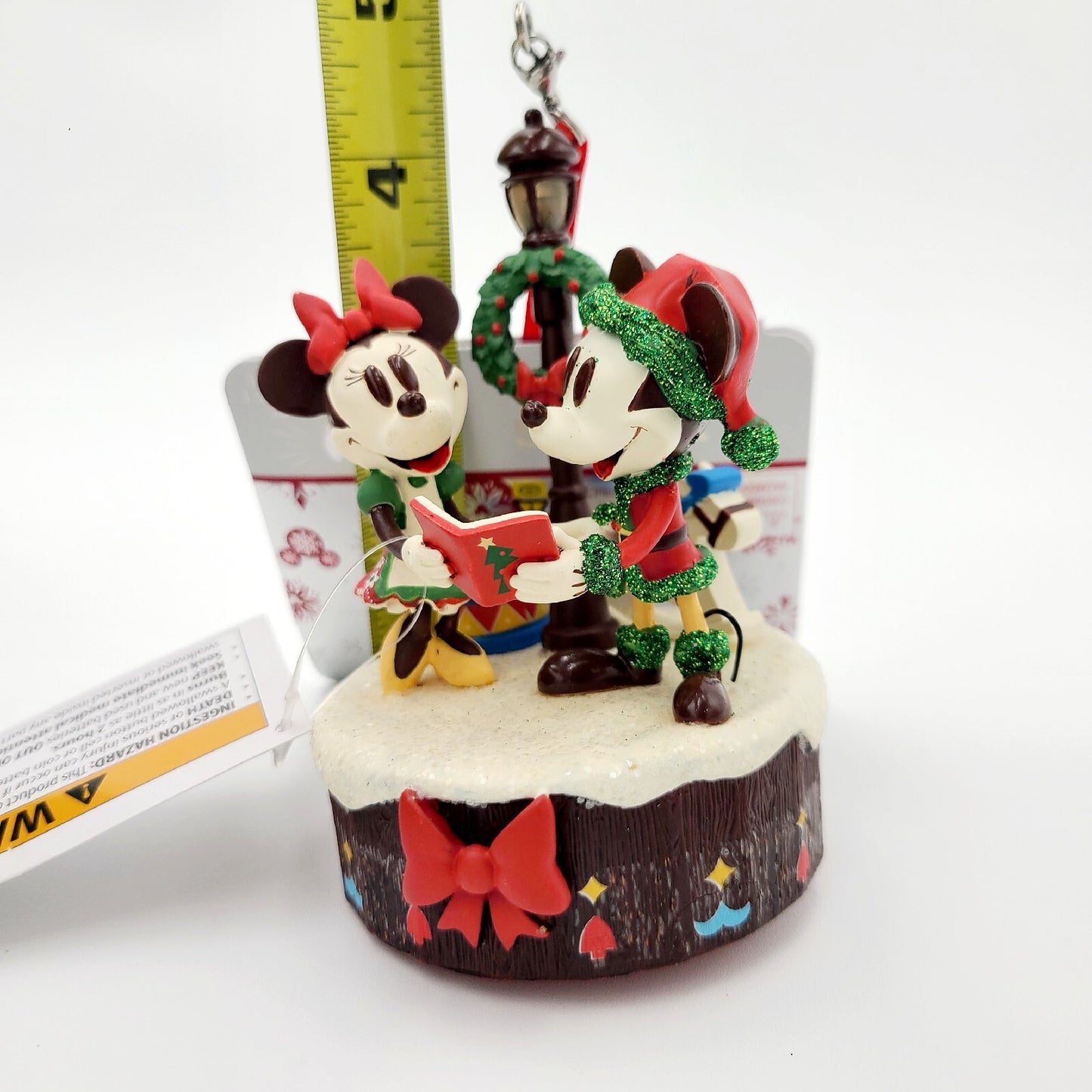 Disney Parks EPCOT World Showcase Germany Mickey & Minnie Ornament Lamp Post NEW