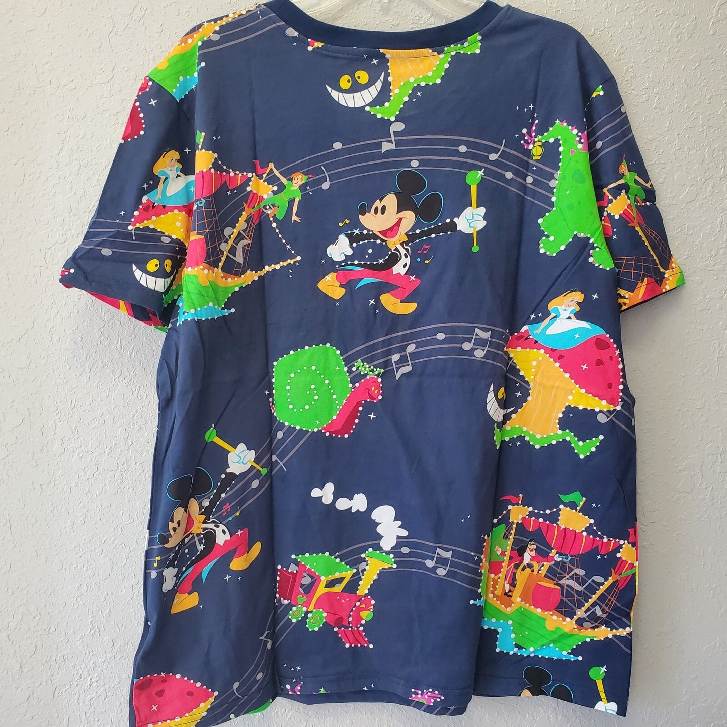 LARGE Disney 50th Anniversary Main Street Electrical Parade Adult T-Shirt Mickey