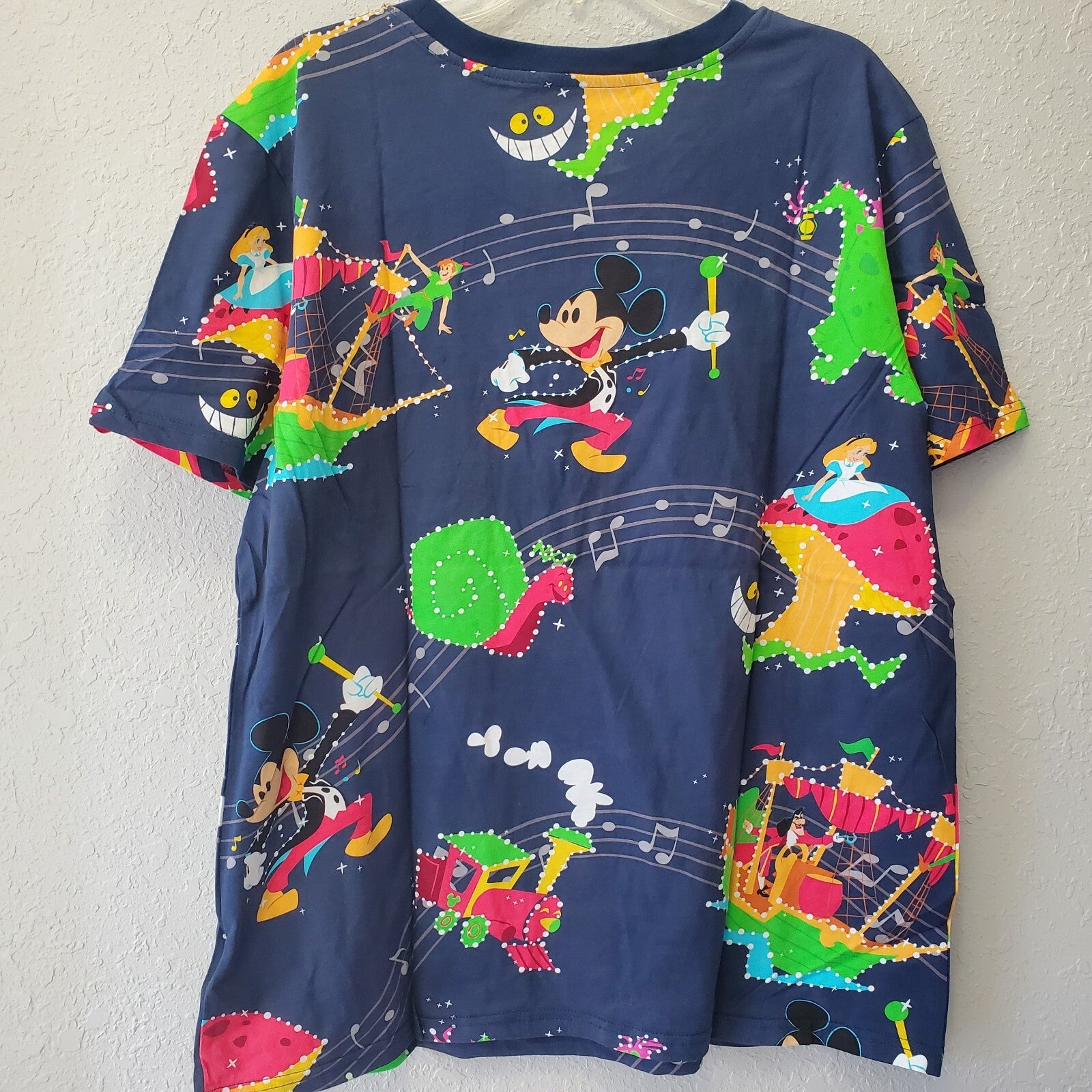 LARGE Disney 50th Anniversary Main Street Electrical Parade Adult T-Shirt Mickey