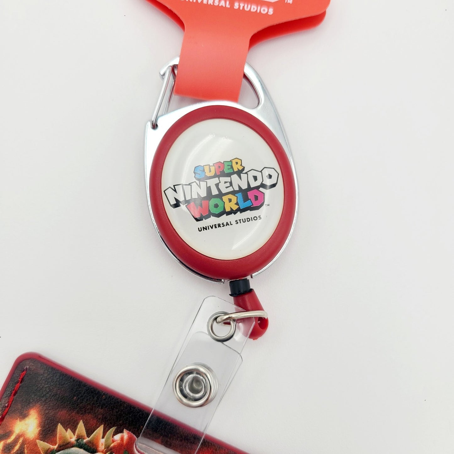 Universal Studios Super Nintendo World ID Badge Holder EPIC Mario Kart Bowser