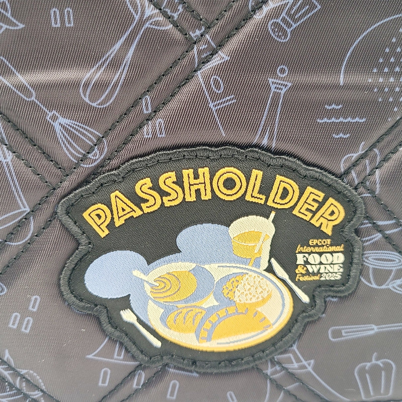 2025 Disney Parks Bag Crossbody Lug Flapper EPCOT Food Wine Festival Passholder