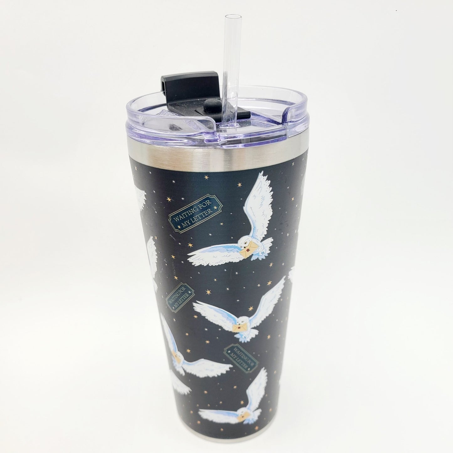 2025 Universal Studios Harry Potter Hedwig Owl Waiting For My Letter Tumbler Mug