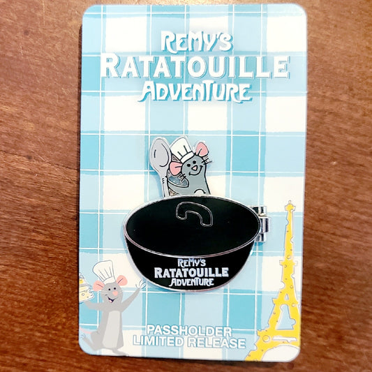Disney Remy's Ratatouille Adventure Pin Opening Day October 1 2021 & Passholder