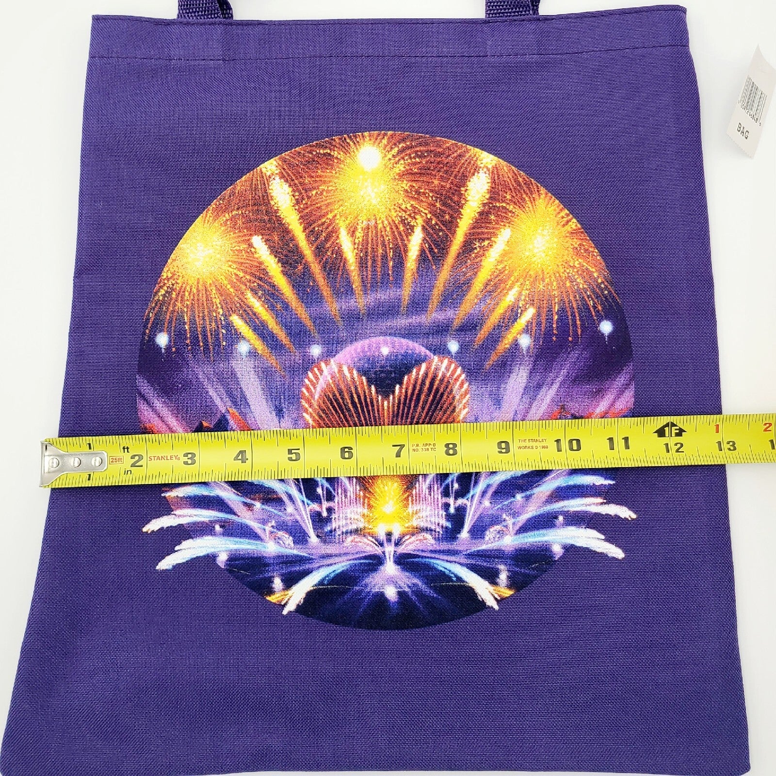 NEW Disney Parks EPCOT Luminous The Symphony Of Us Purple Tote Bag Fireworks