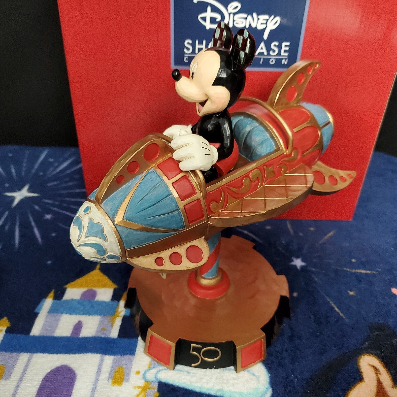 2022 Disney Parks WDW 50th Anniversary Jim Shore Mickey Astro Orbiter Figurine