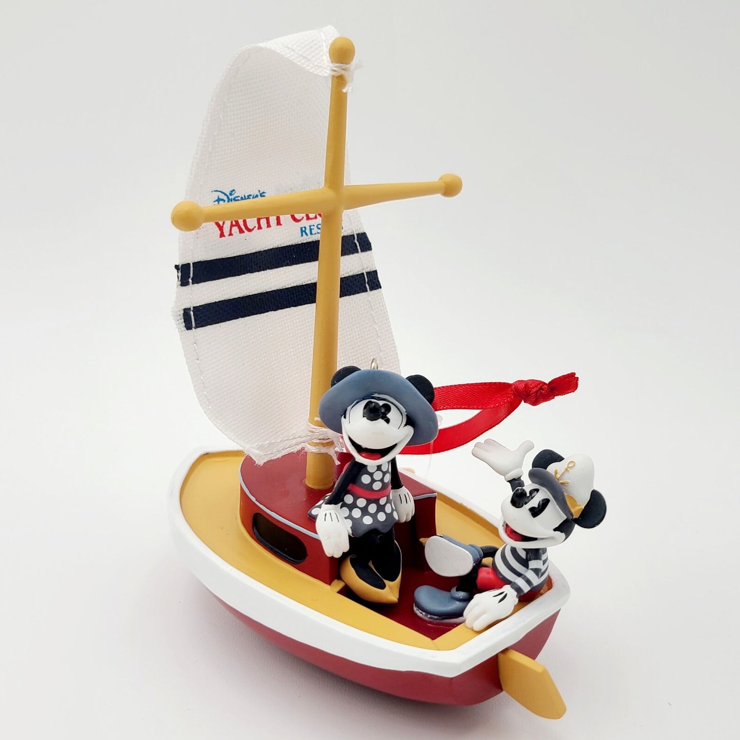 NEW Disney Parks WDW Yacht Club Resort Mickey Minnie Christmas Ornament 2024