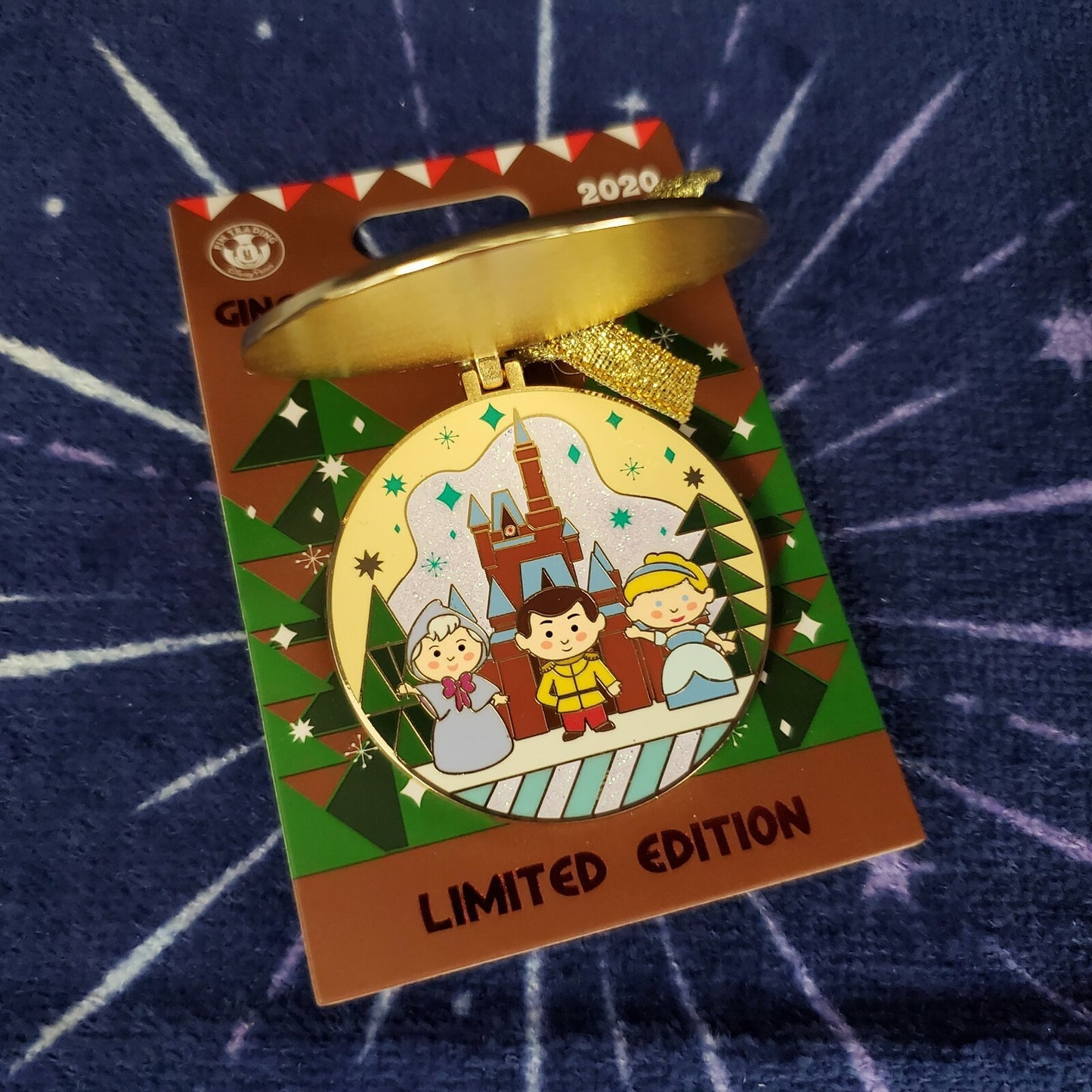 *3 Pin Contemporary Gingerbread Set* 2019, 2020 2021 Disney Christmas Cinderella