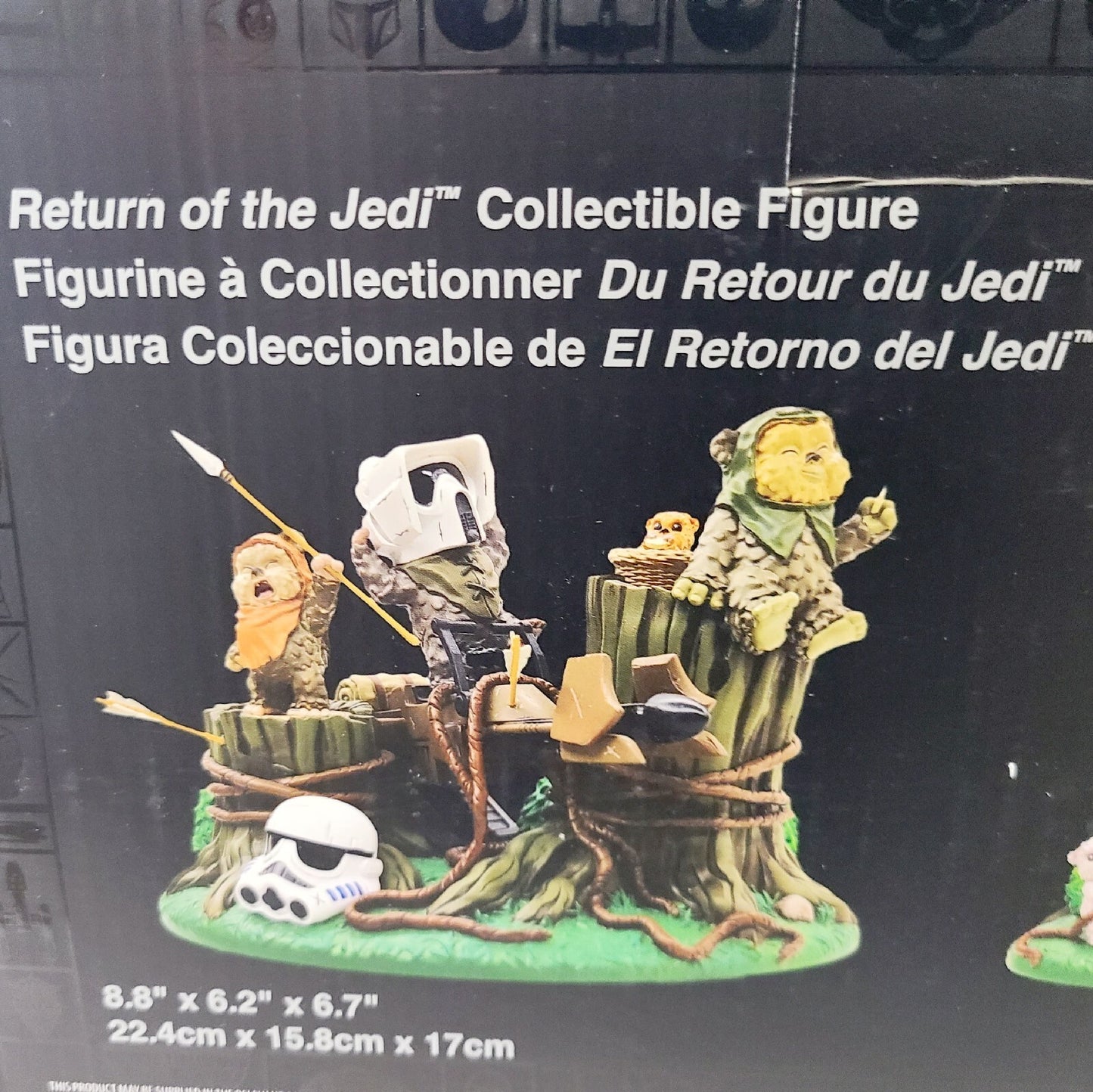 Disney Parks Star Wars Return  Jedi 40th Anniv Ewoks Collectible Figurine Ewok