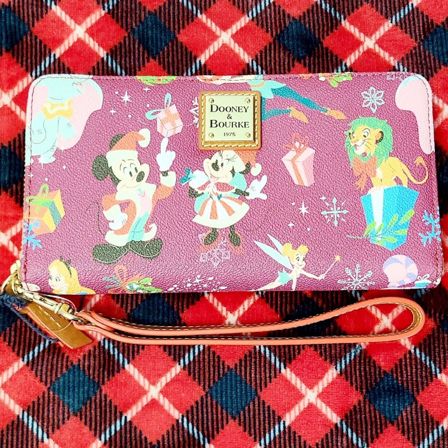 *EXACT Tote & Wallet* 2023 Disney Park Dooney Bourke Christmas Mickey Purse Bag