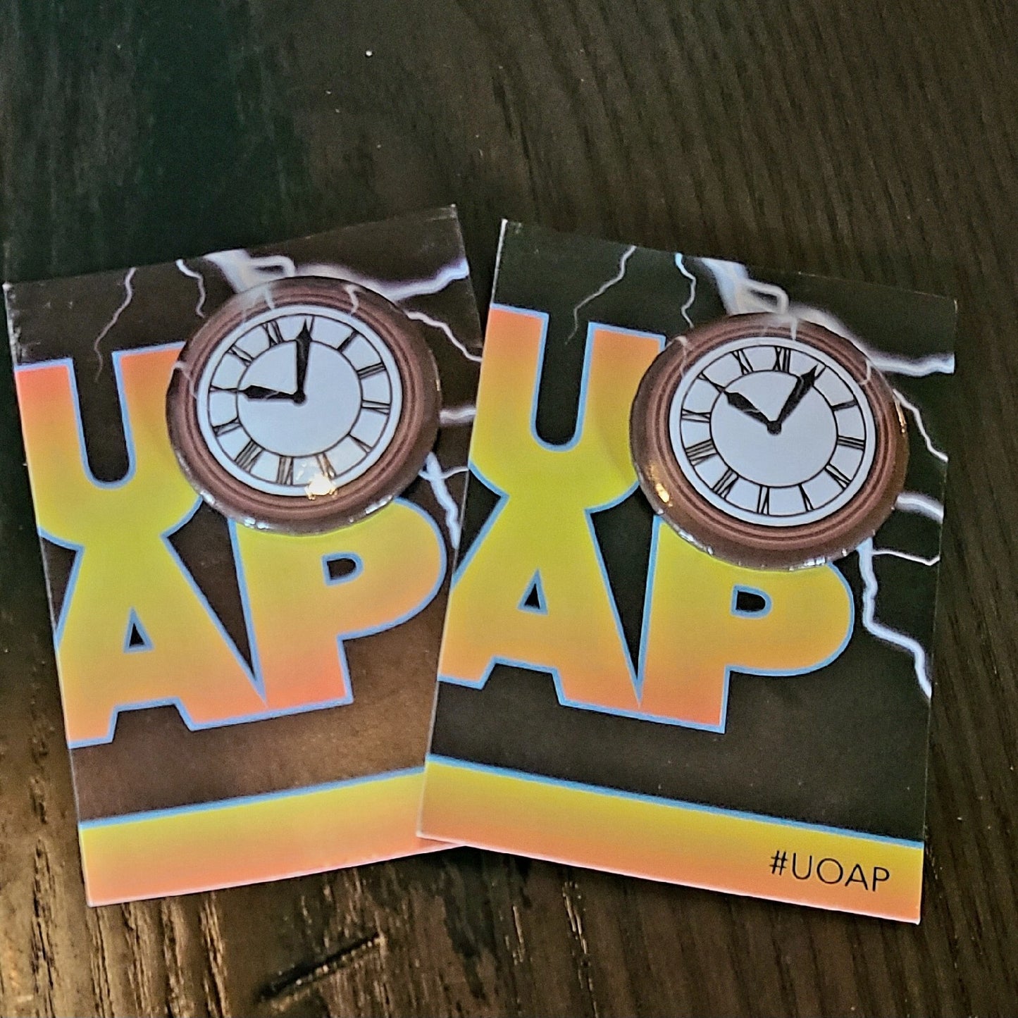 *2 Buttons* Universal Studios Passholder UOAP Back To The Future Great Scott NEW