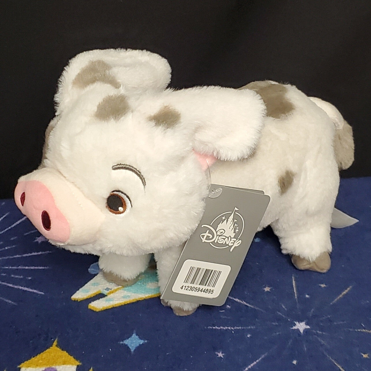 NEW Disney Store Moana Pua Spotted Pig Friend Small Plush Stuffed Animal 8"