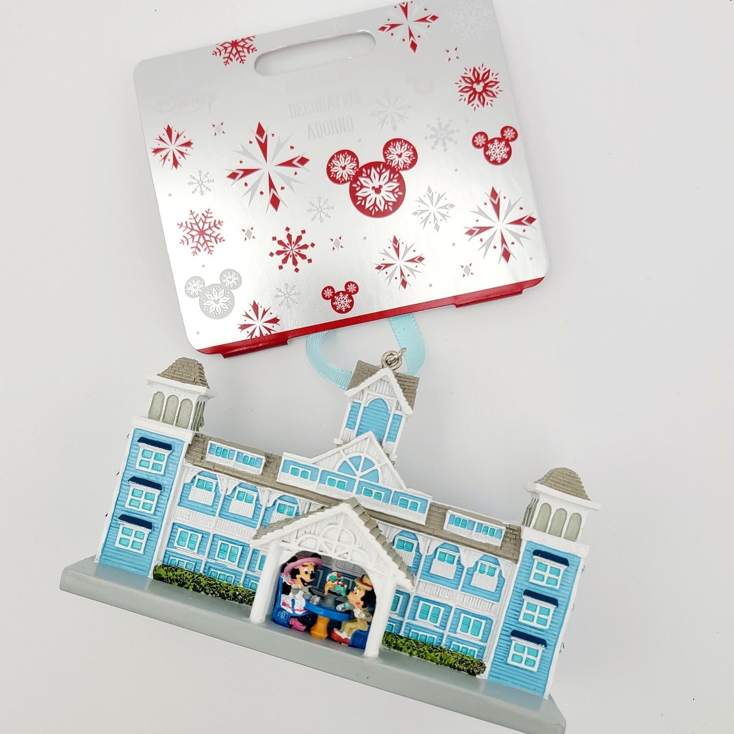 NEW 2024 Disney World Parks Beach Club Resort Mickey Minnie Christmas Ornament