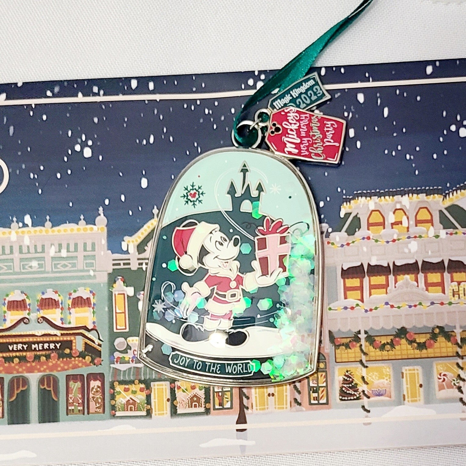 Disney Parks Mickey’s Very Merry Christmas Party Santa Mickey Mouse Ornament NEW