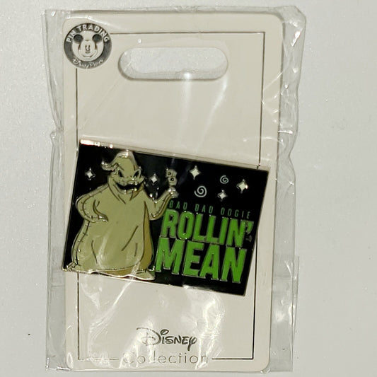 Disney Parks Nightmare Before Christmas Oogie Boogie Rollin Mean Collector Pin