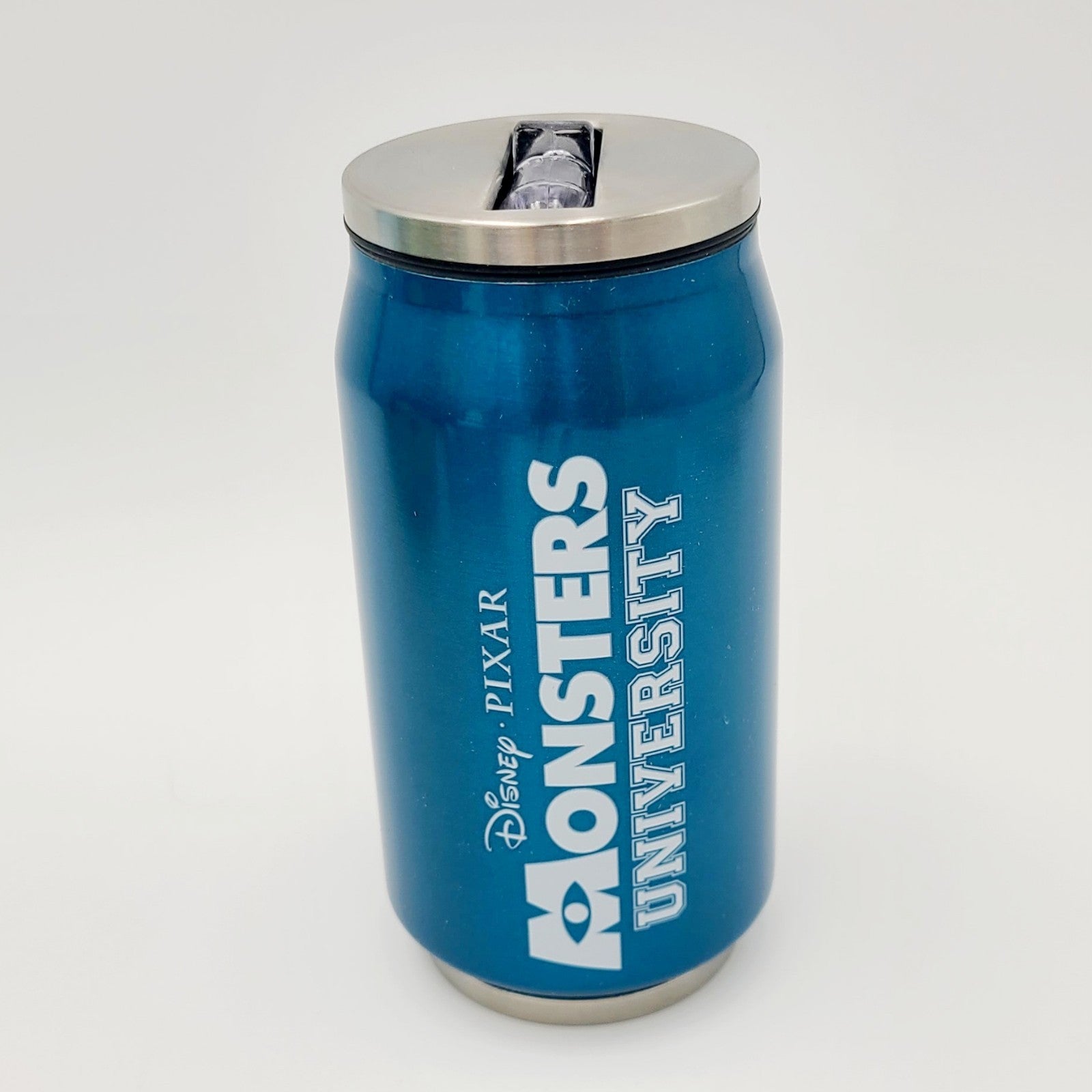 Disney World Parks Monsters University Stainless Steel Tumbler with Straw Sipper