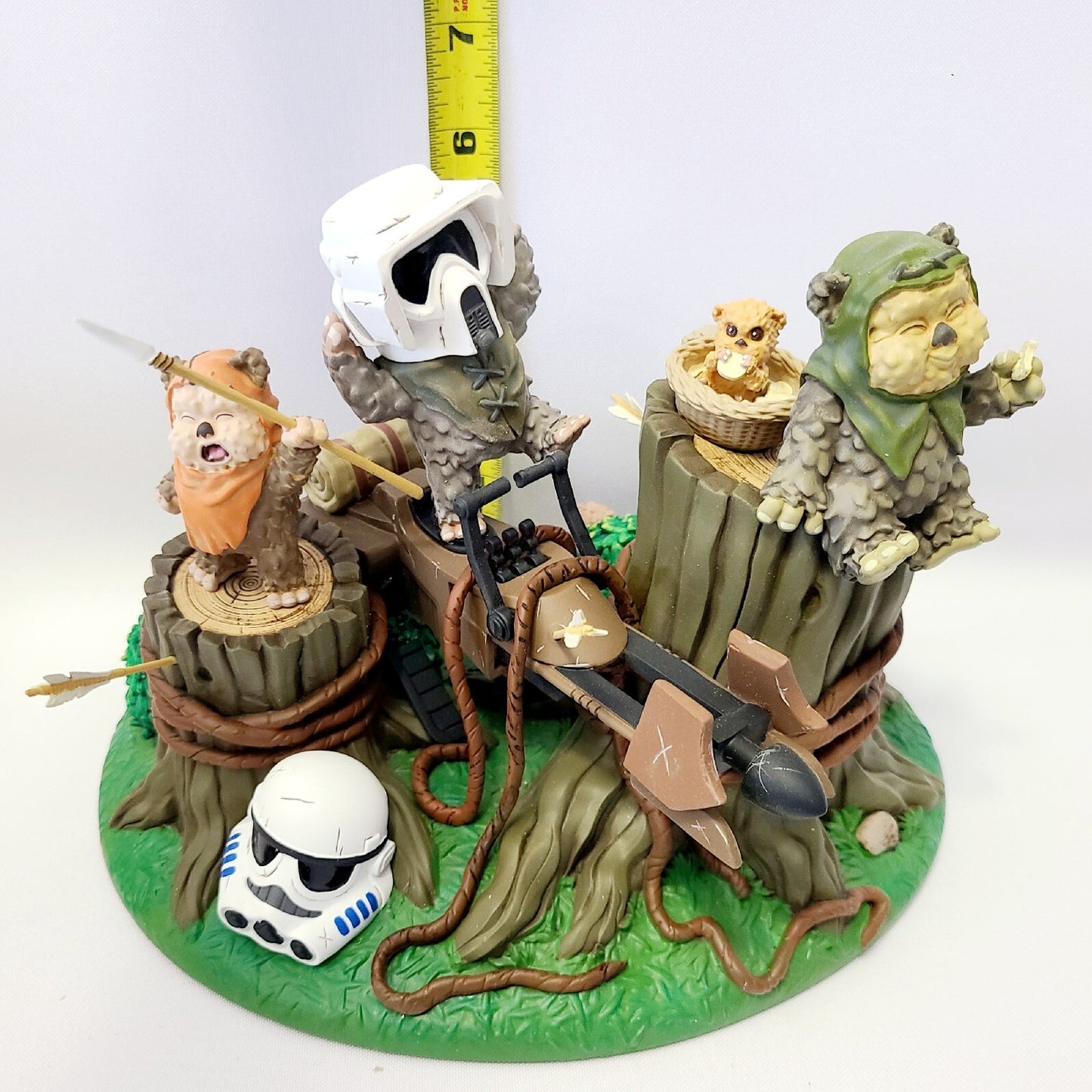 Disney Parks Star Wars Return  Jedi 40th Anniv Ewoks Collectible Figurine Ewok