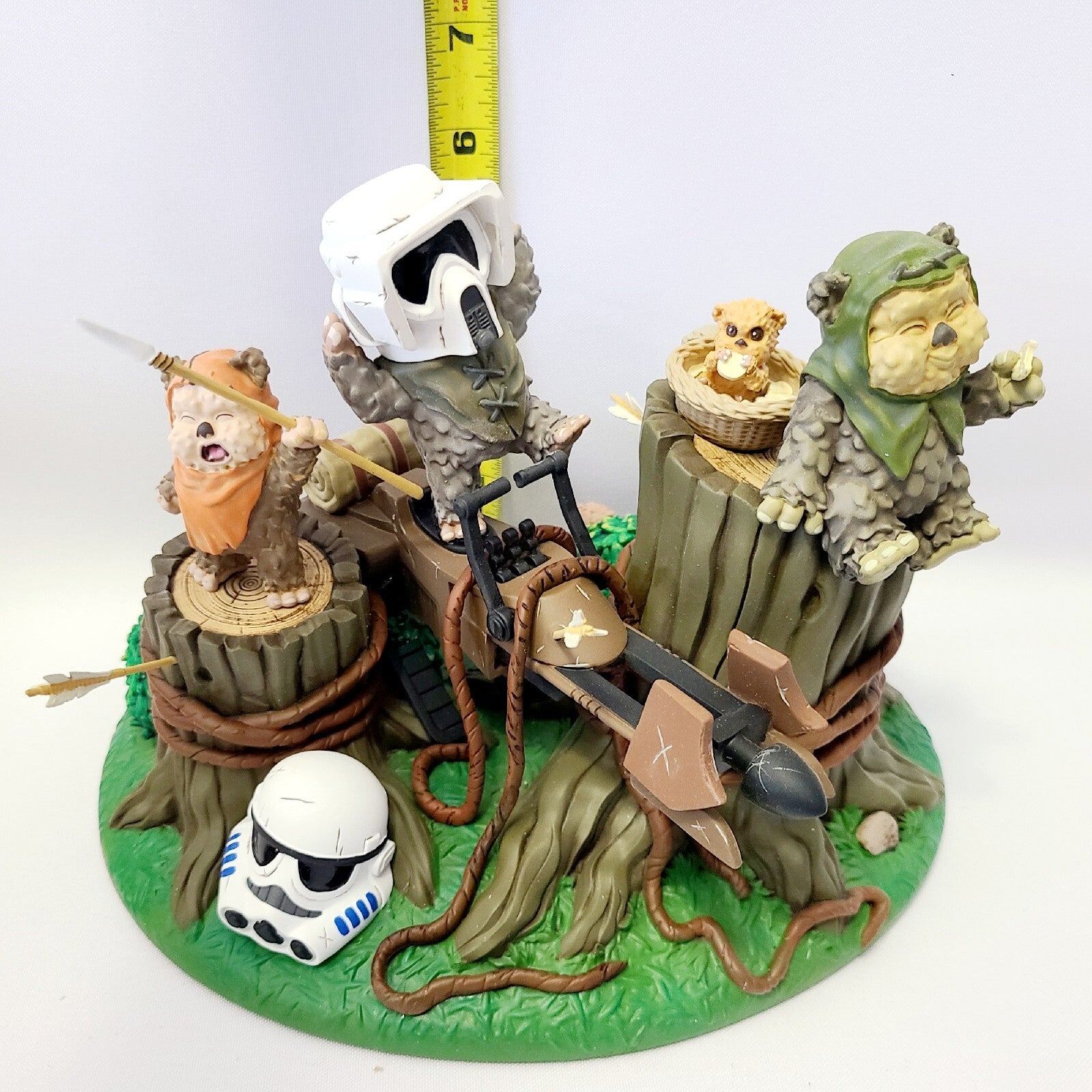 Disney Parks Star Wars Return  Jedi 40th Anniv Ewoks Collectible Figurine Ewok