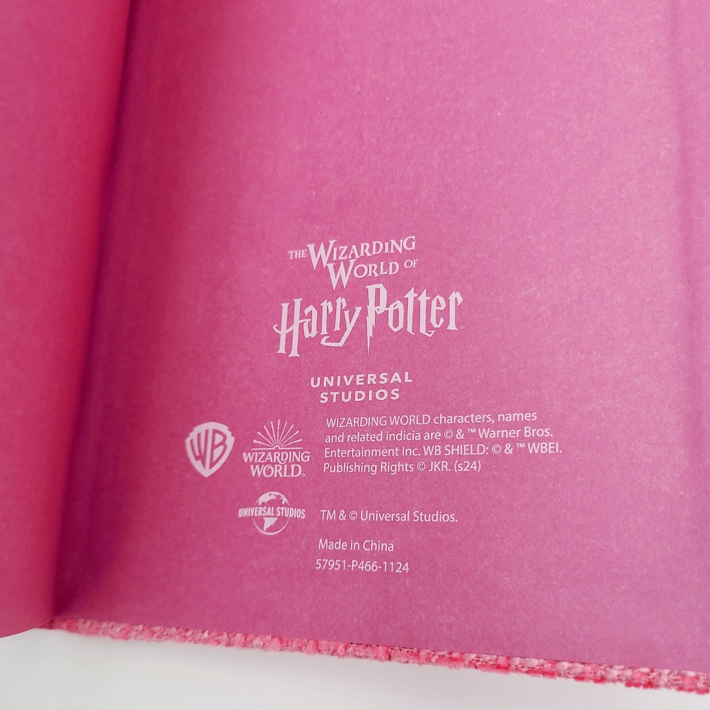 NEW Universal EPIC Harry Potter Ministry Dolores Umbridge Pink Cat Journal Book