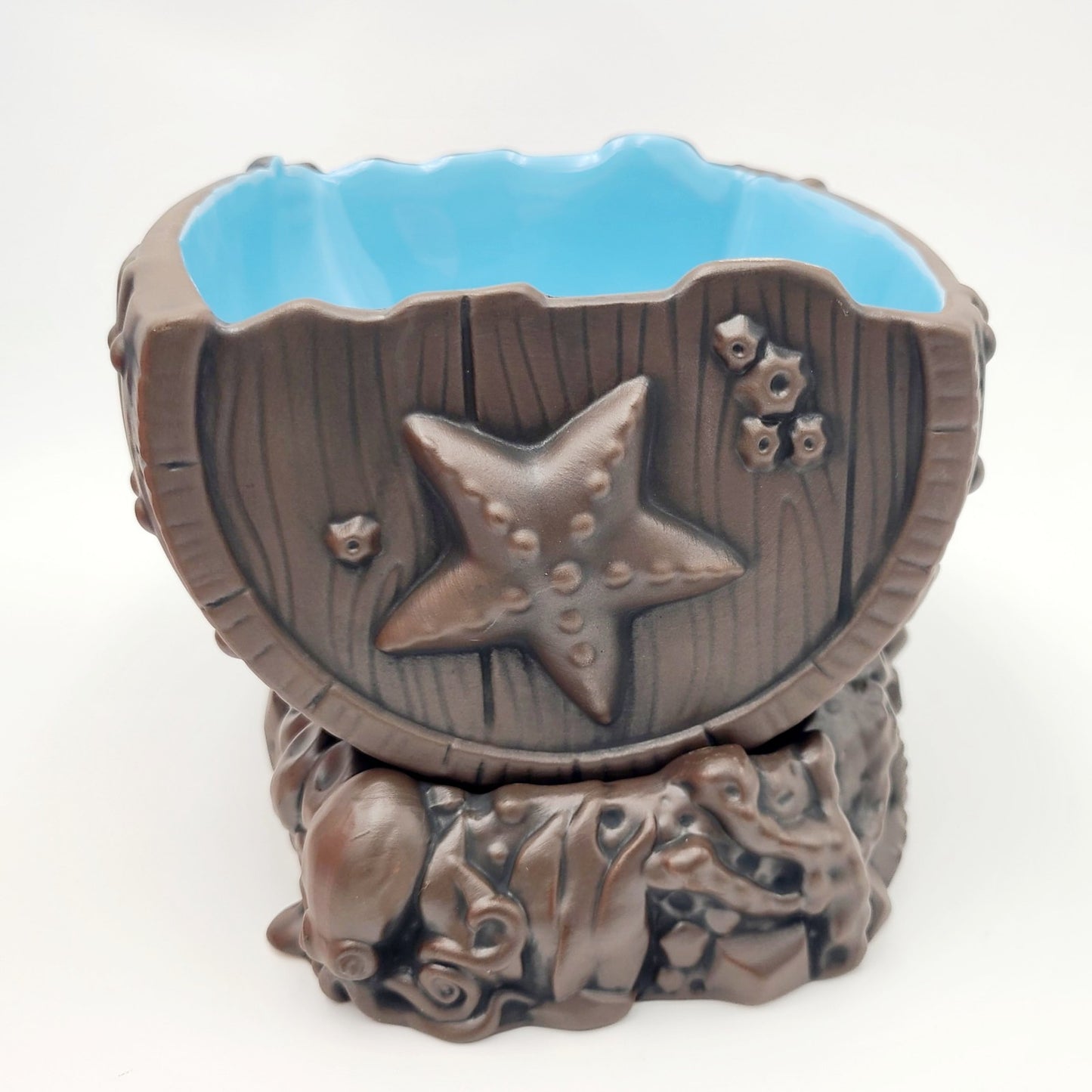 *Chip & Dip Bowl Set* Disney World Parks Polynesian Resort Trader Sam’s Barrel