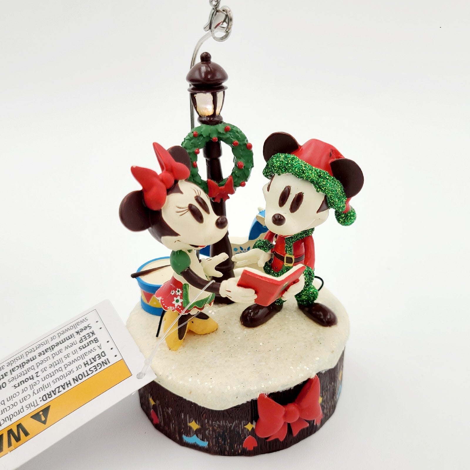 Disney Parks EPCOT World Showcase Germany Mickey & Minnie Ornament Lamp Post NEW
