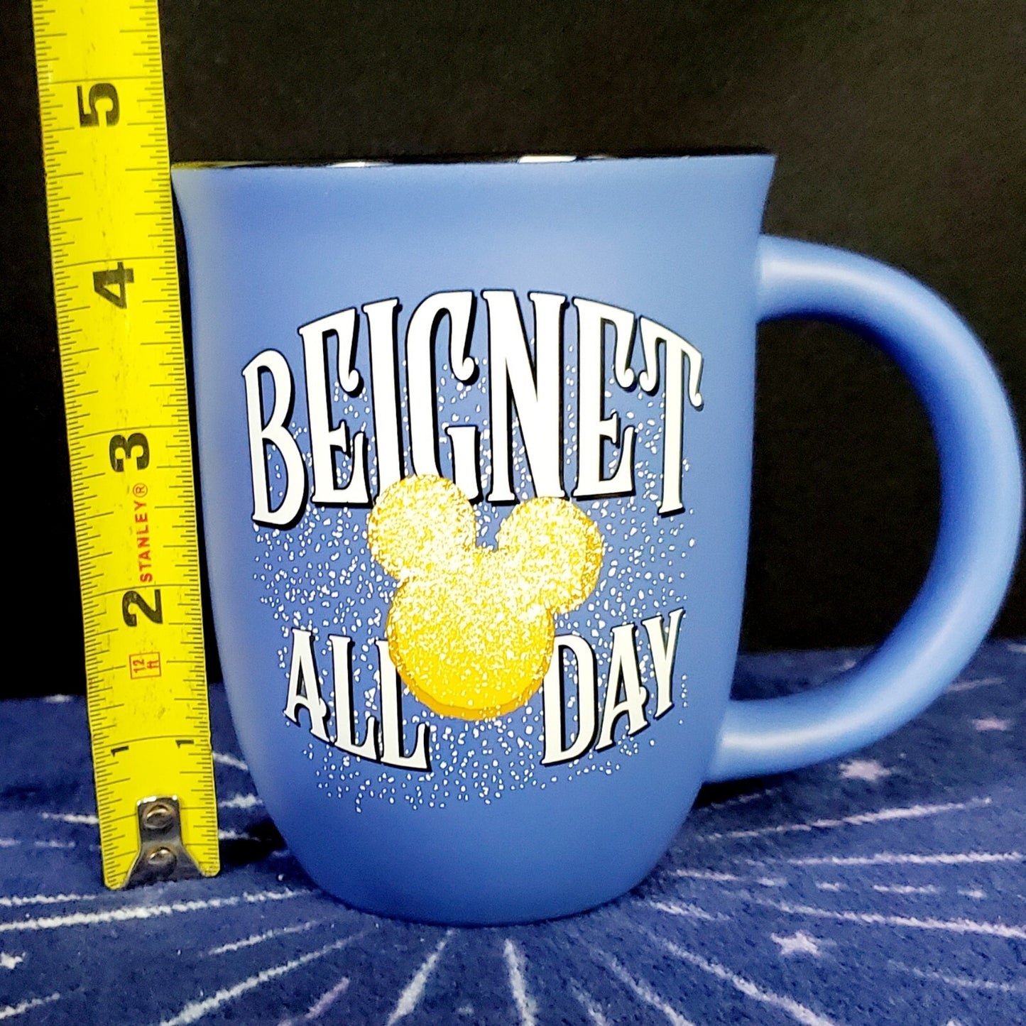 2022 Disney Parks Port Orleans French Quarter Beignet All Day Ceramic Coffee Mug