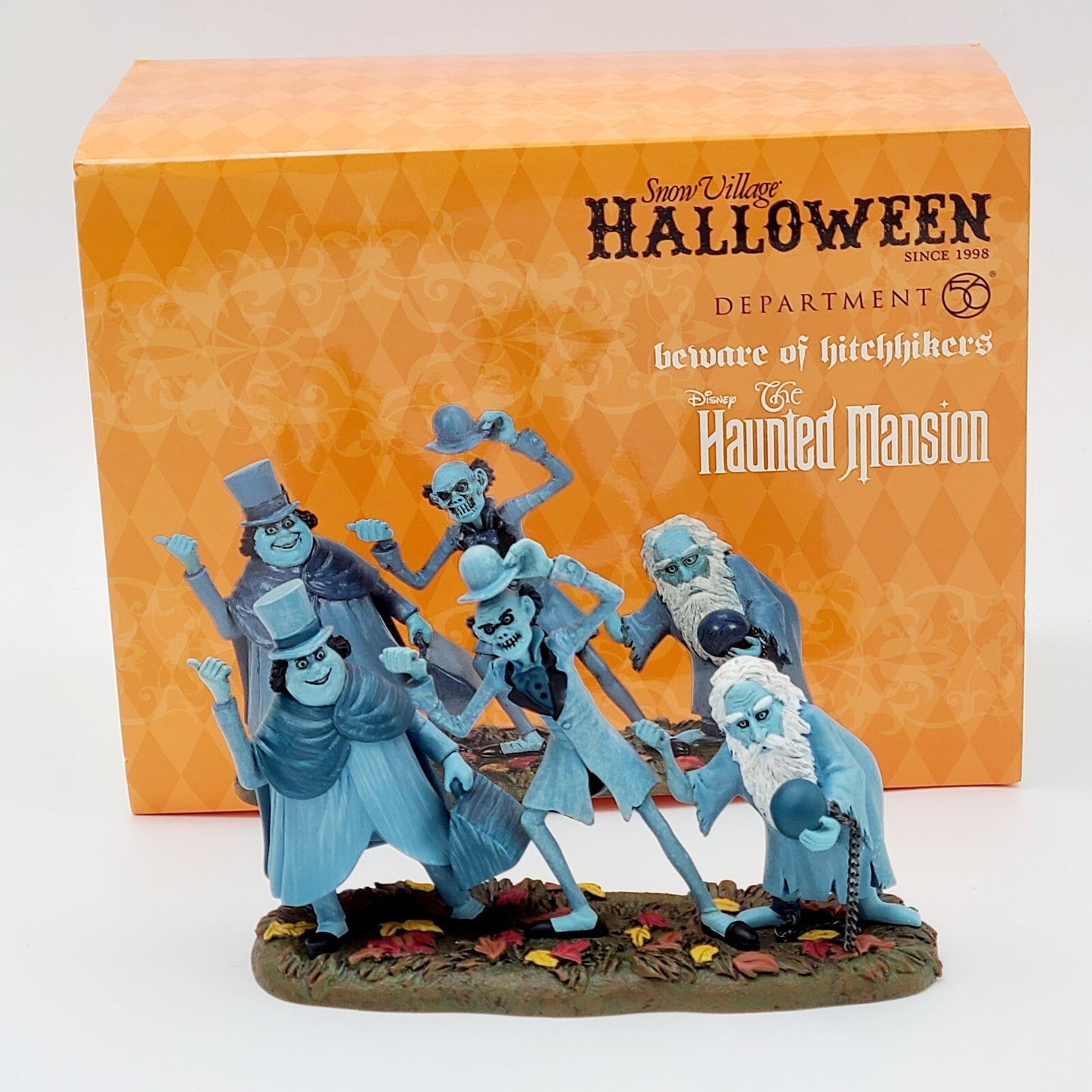 Snow Village Halloween Disney Parks Haunted Mansion Beware of Hitchhikers Figure
