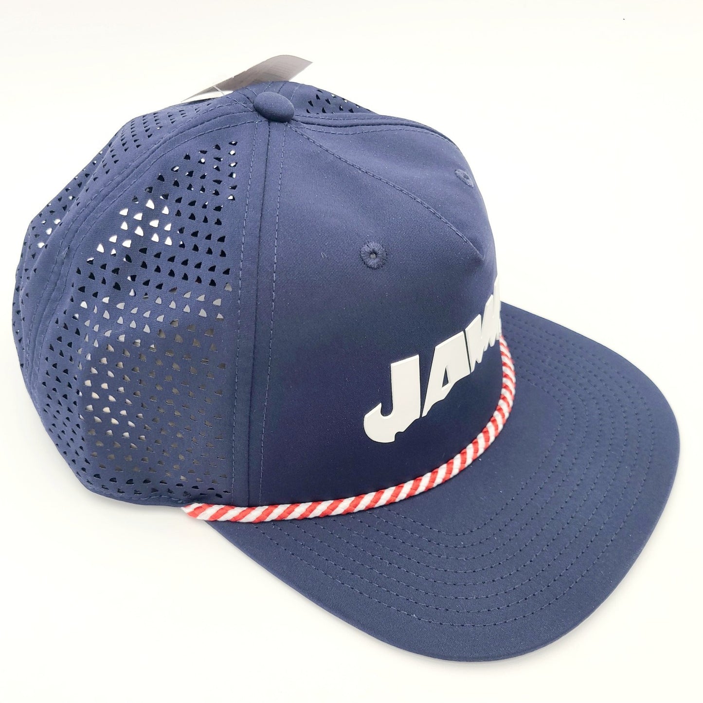 Universal Studios Jaws 50th Anniversary Adult Flat Bill Cap Baseball Hat New Tag
