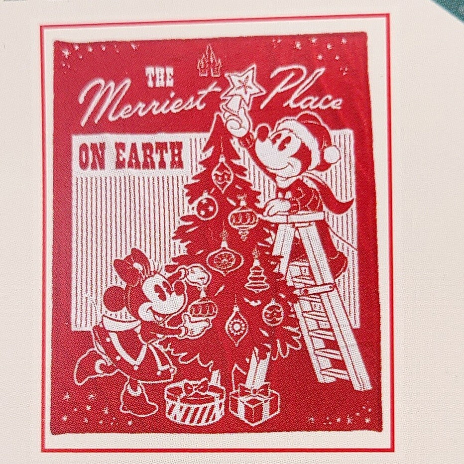2022 Disney Parks Mickey Mouse Christmas Holiday Cozy Fleece Blanket Throw 50x60
