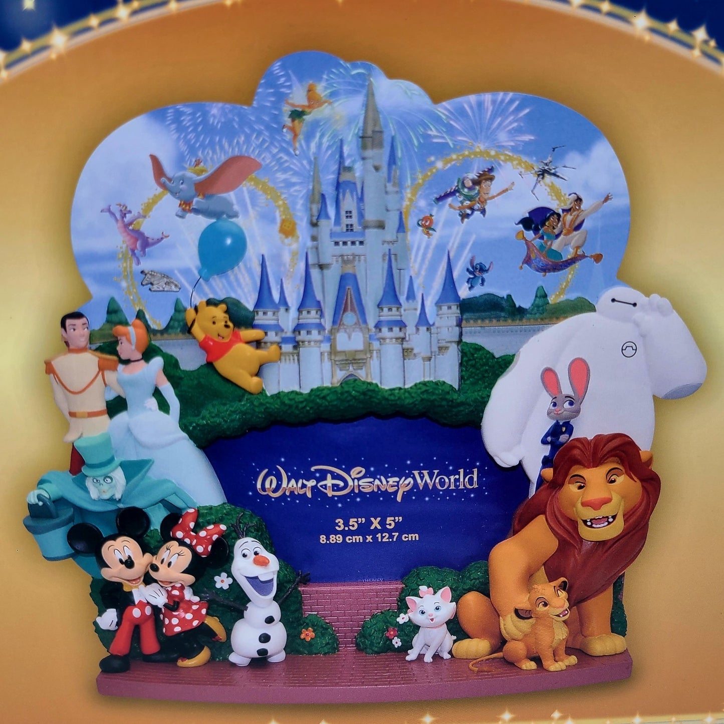 2026 Walt Disney World Parks Cinderella Castle Magic Kingdom Photo Picture Frame