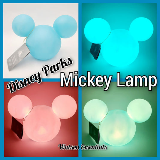 Disney Parks Mickey Mouse Icon Tabletop Light Lamp Home Collection Summer Fun