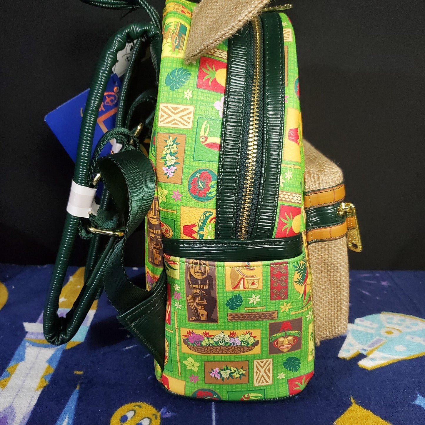 NEW Enchanted Tiki Room Disney Mickey Mouse Main Attraction Loungefly Backpack