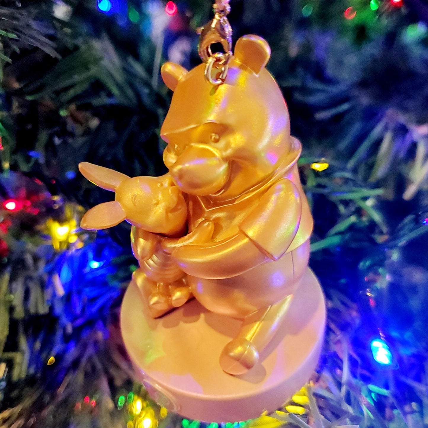 Winnie the Pooh Disney World Parks 50 Gold Character Collection Single Ornament