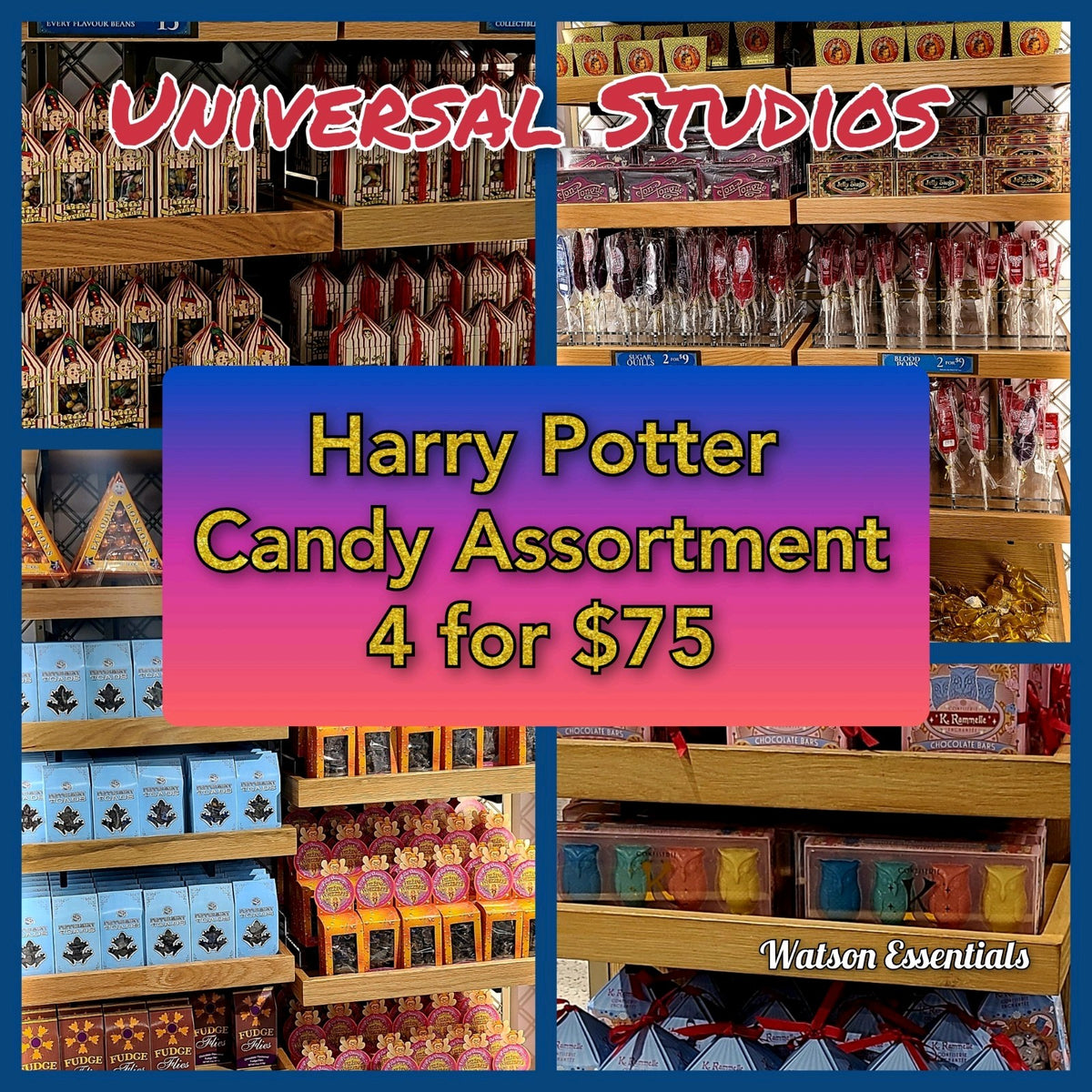 *Set of 4 - Mystery Candy Set* Wizarding World Harry of Potter Universal Studios