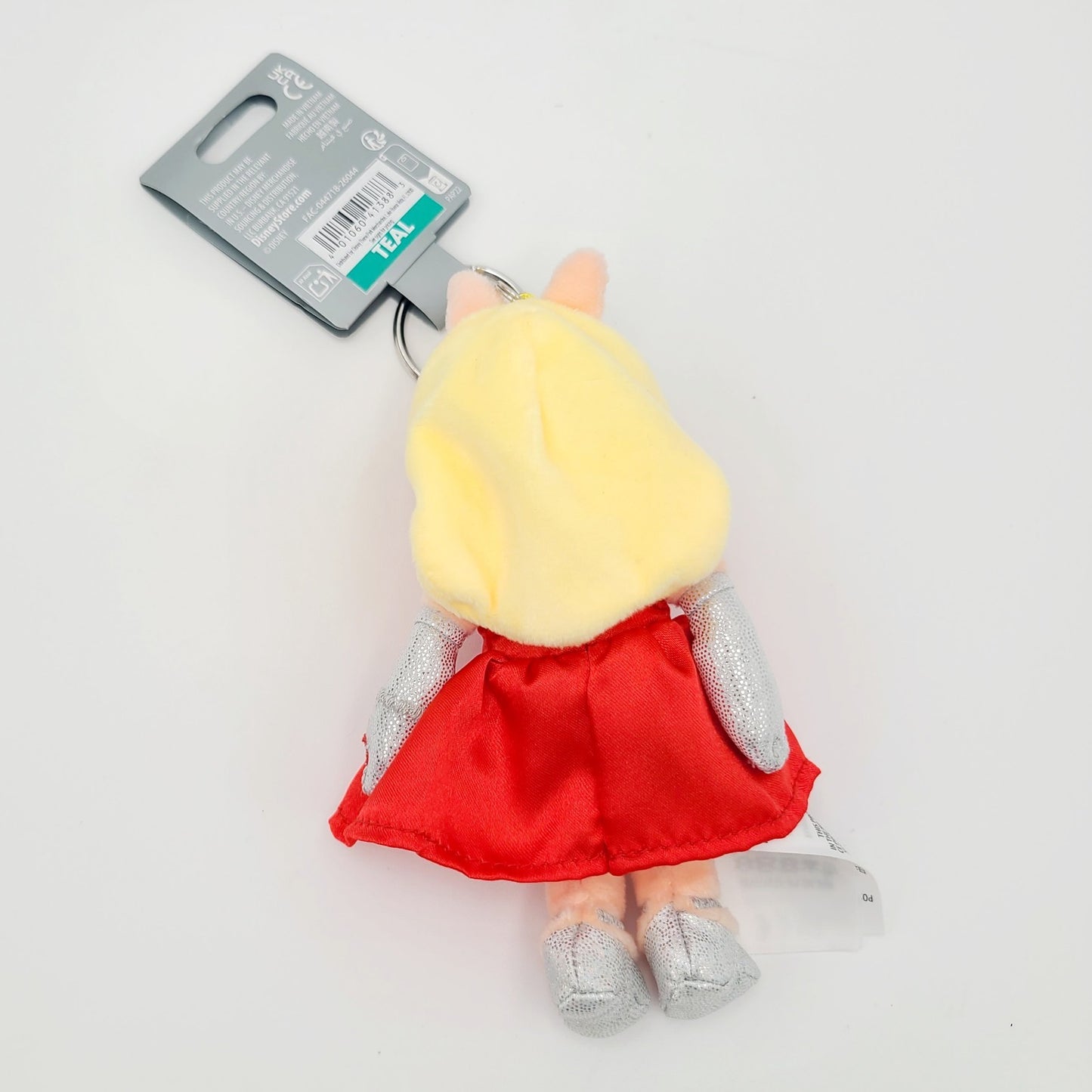 2026 Walt Disney World Parks The Muppets Miss Piggy Plush Bag Charm Keychain New