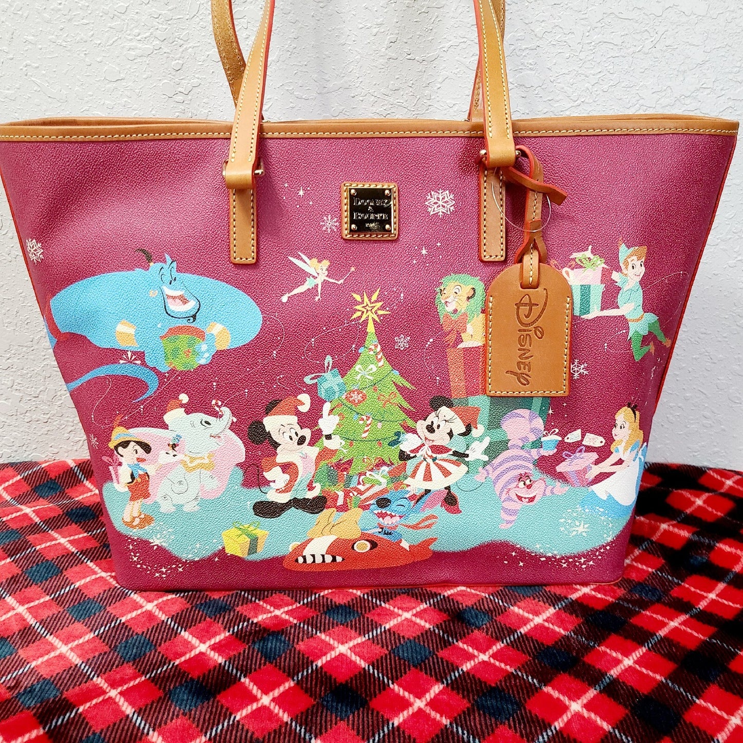 *EXACT Tote & Wallet* 2023 Disney Park Dooney Bourke Christmas Mickey Purse Bag