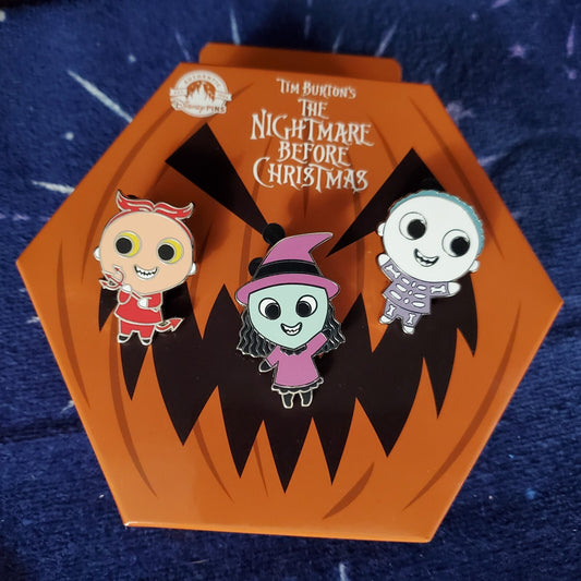 Lock Shock Barrel Pins 2022 Disney Parks Nightmare Before Christmas Mystery Box