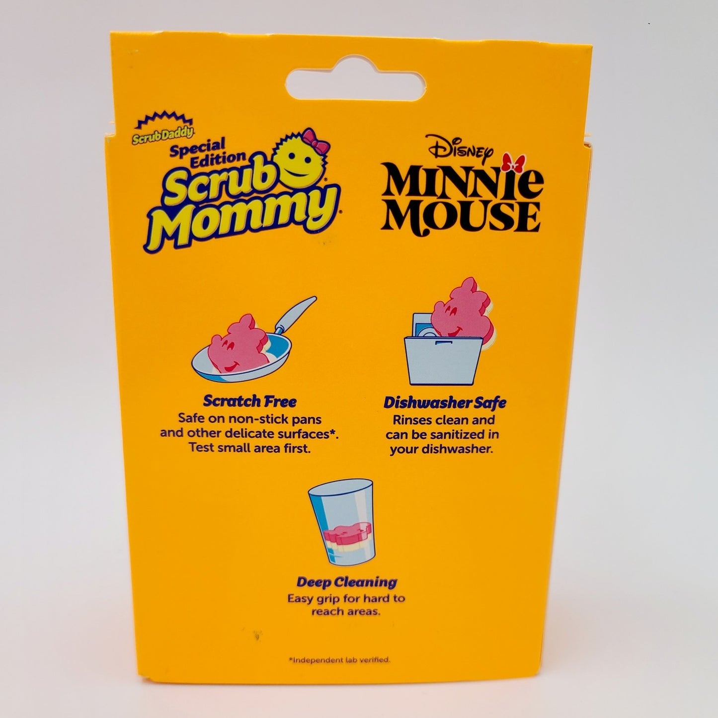 Mickey & Minnie Set Scrub Daddy Disney Mouse Non-Scratch Cleaning Sponges Sponge