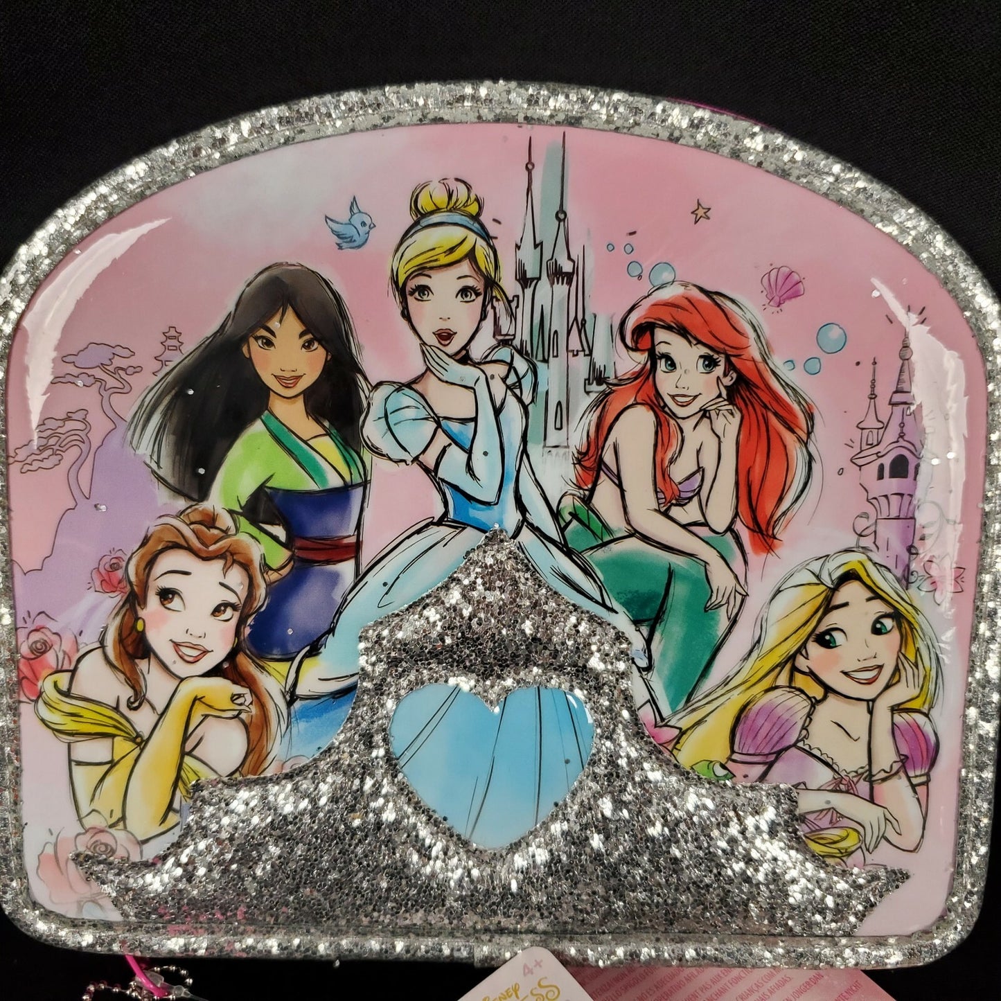 *Backpack & Stationery Set* Disney Princess Belle School Zip-Up Supplies Ariel