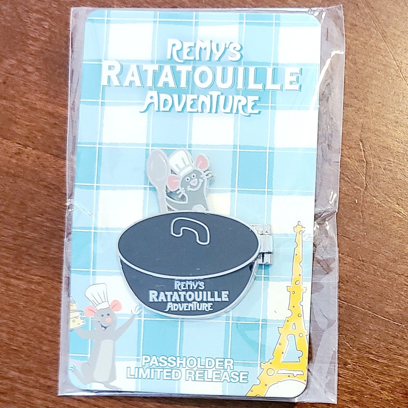 Disney Remy's Ratatouille Adventure Pin Opening Day October 1 2021 & Passholder