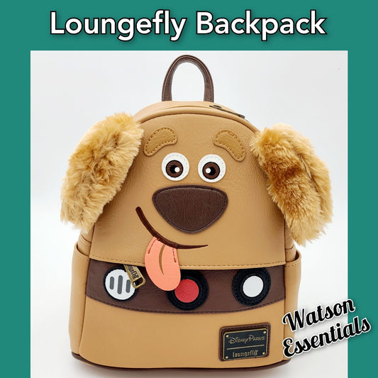 2023 Disney Parks Pixar UP Dug The Dog Mini Backpack Bag Loungefly NEW