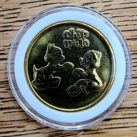 Disney Parks Ft. Wilderness Campground Chip 'n Dale Collectible Coin Medallion