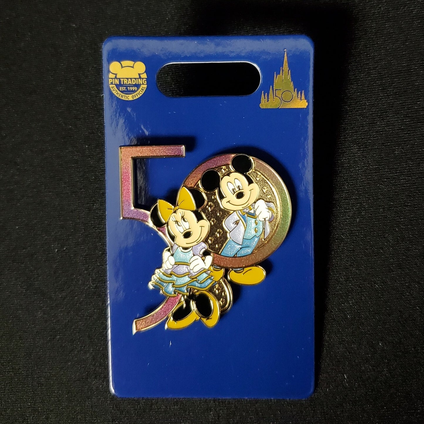 *2 Pin Set* 2021 Walt Disney World WDW 50th Anniversary Mickey Minnie Chip Dale