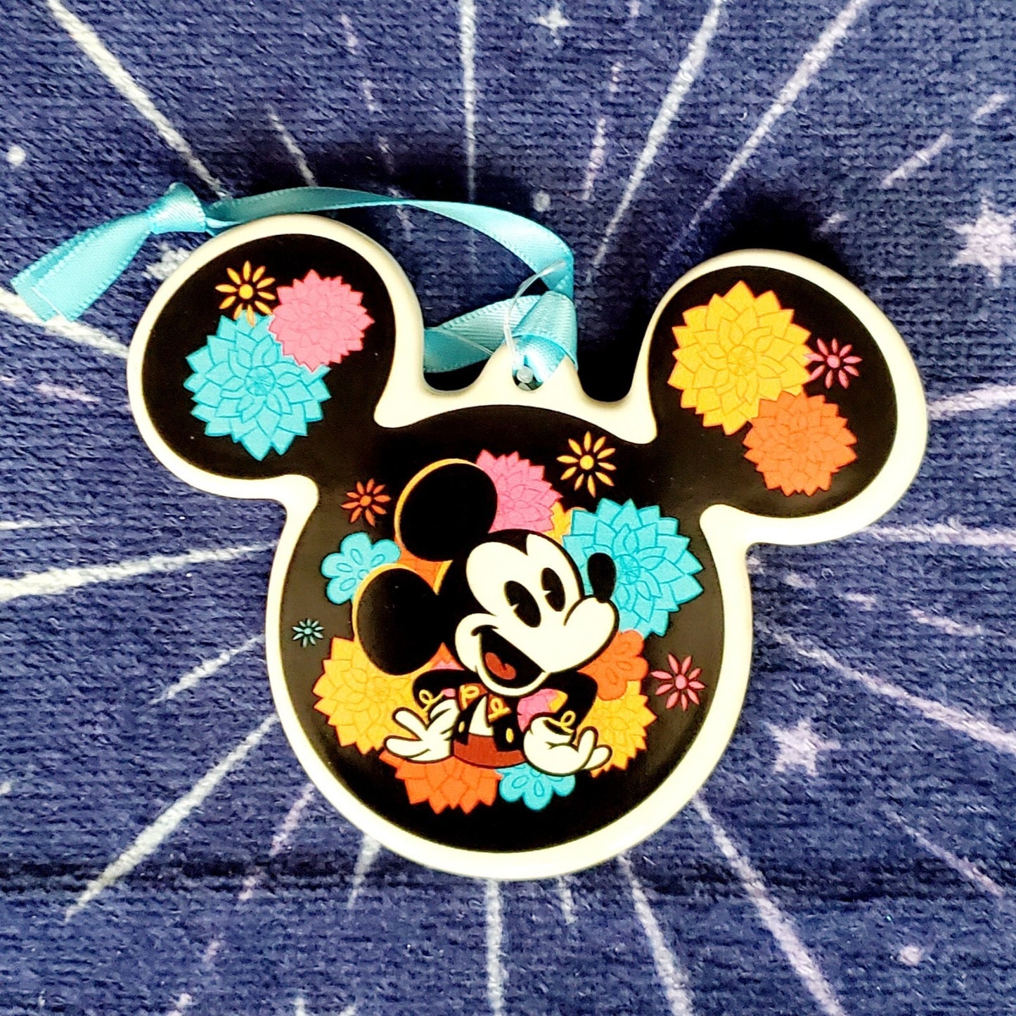 Disney Parks Epcot World Showcase Mexico Mickey Mouse Icon Ceramic Ornament NEW