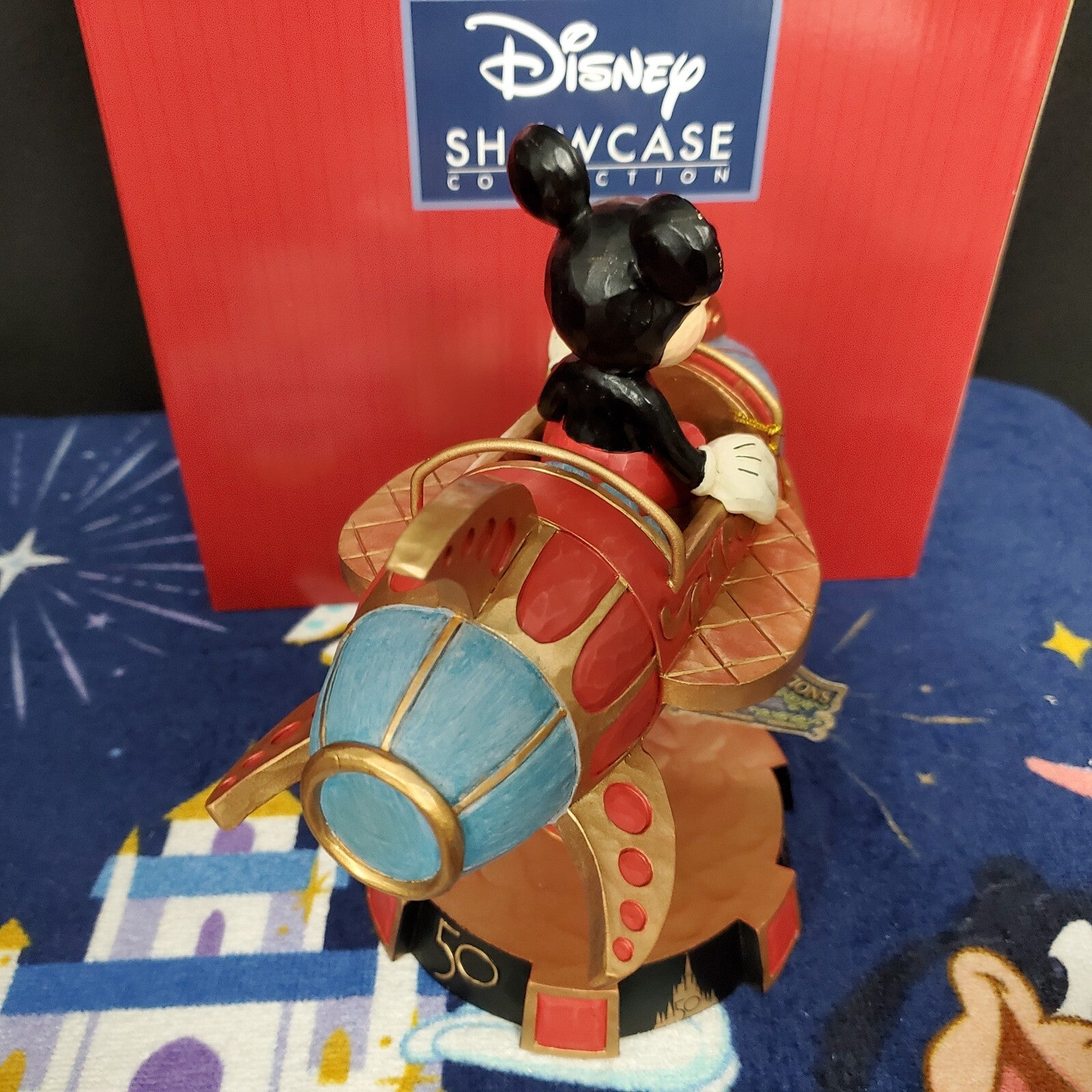 2022 Disney Parks WDW 50th Anniversary Jim Shore Mickey Astro Orbiter Figurine