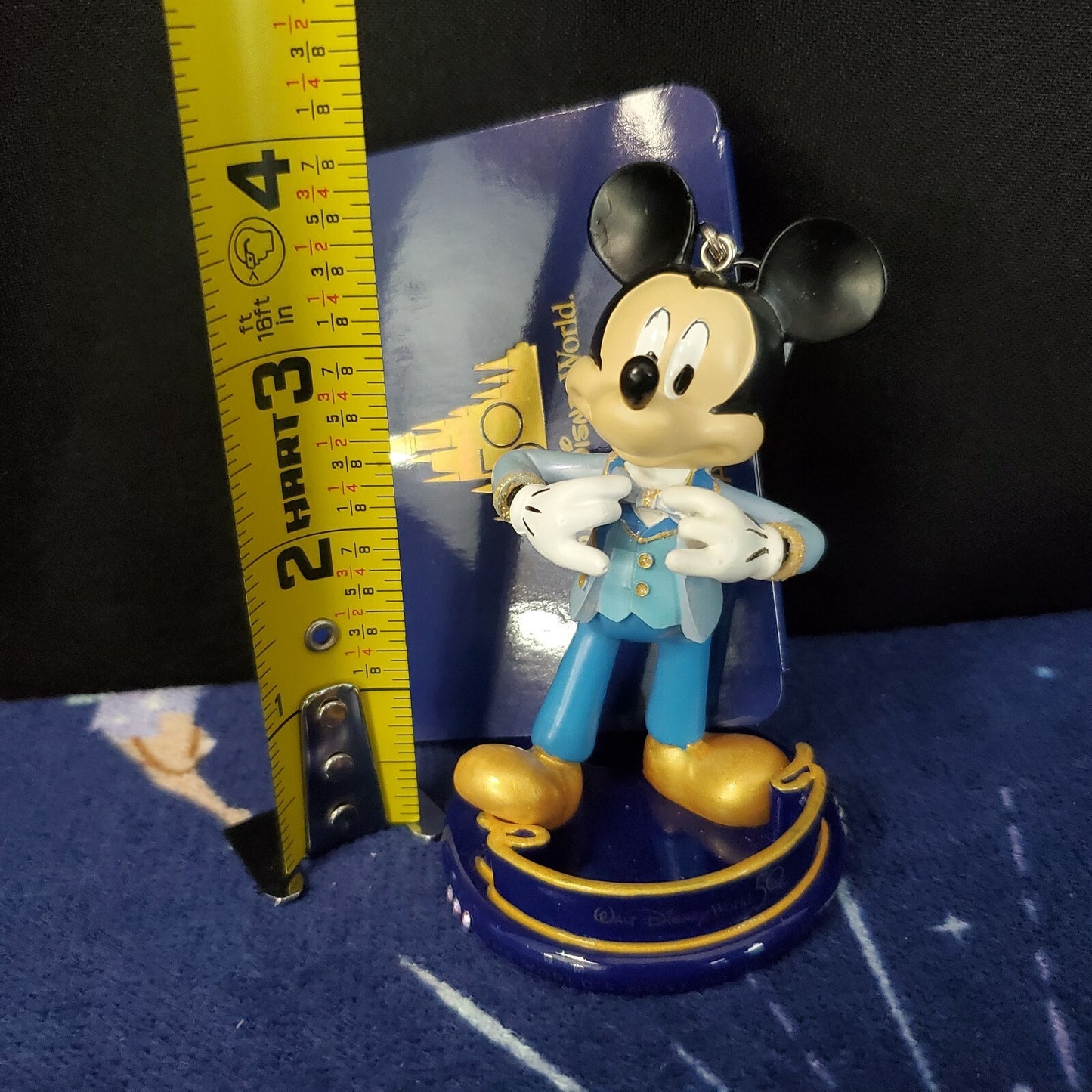 Walt Disney World 50th Anniversary Magic Kingdom Mickey Mouse Christmas Ornament
